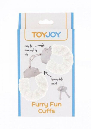 Furry Fun Cuffs White