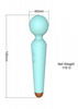 Stymulator-Rechargeable Power Wand USB 10 Functions - Flesh
