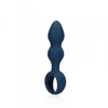 Teardrop Shaped Anal Plug - Large - Baltic Blue